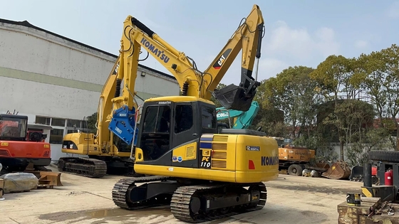 11000 KG Excavateur PC110 utilisé Komatsu avec moteur EPA en bon état de Shanghai