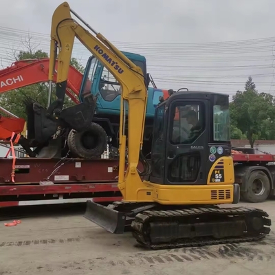Faible temps de travail Original Japon Komatsu PC55 Excavateur pour les machines de construction meilleur