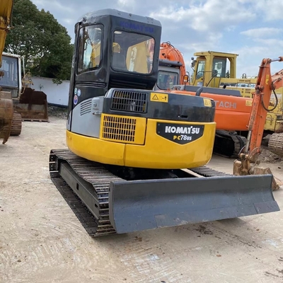 Excavateur PC78 de Komatsu utilisé 7 tonnes 8 tonnes équipement de creusement en excellent état