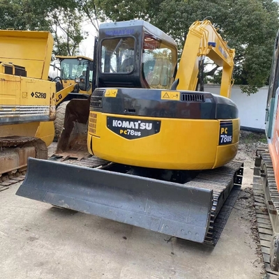 Excavateur PC78 de Komatsu utilisé 7 tonnes 8 tonnes équipement de creusement en excellent état