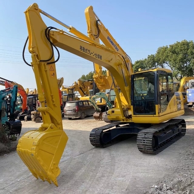 Poids de travail de 13 tonnes Excavateur Komatsu PC130 importé du Japon au chantier naval de Shanghai
