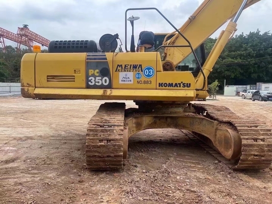 Excavateur hydraulique Komatsu PC350 en parfait état pour vos besoins