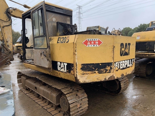 Temps de travail réduit CAT E120B Excavateur à rampe Excavateur d'occasion en bon état