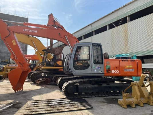 Excavateur HITACHI EX200 Zaxis 120-6 avec moteur ISUZU et soupape hydraulique Vickers