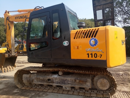 Bonne performance Excavatrice utilisée Hyundai 110-7 pour le bâtiment et la construction