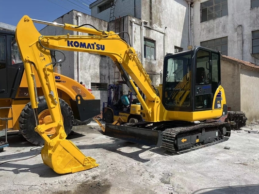 Excavateur mini PC56 utilisé à Shanghai /Excavateur Komatsu PC55mr utilisé fabriqué au Japon