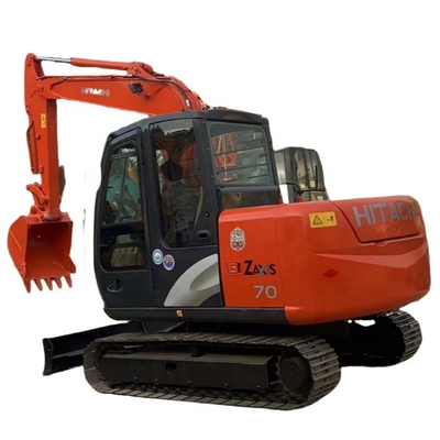Excavateur à chenille japonais d'origine Hitachi zx70 avec moteur EPA et conception de chenille