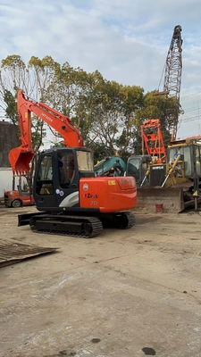 Excavateur à chenille japonais d'origine Hitachi zx70 avec moteur EPA et conception de chenille
