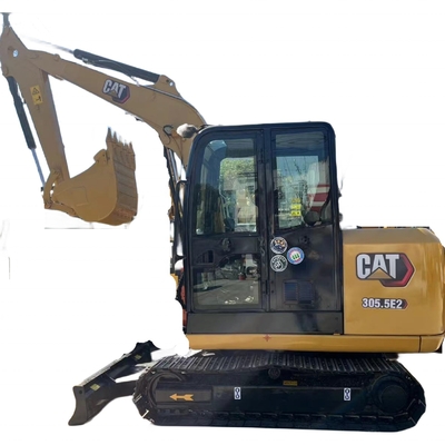 Excavateur japonais d'occasion Moteur original 2019 Excavateur diesel 5,5 tonnes Caterpillar 305.5E2
