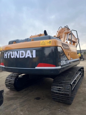 Travaux de construction utilisés Hyundai 220LC-9S Excavator avec moteur original de la Corée