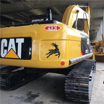 Excavateur à chenilles jaune d'occasion de 20 tonnes en bon état Excavateur CAT 330D d'occasion