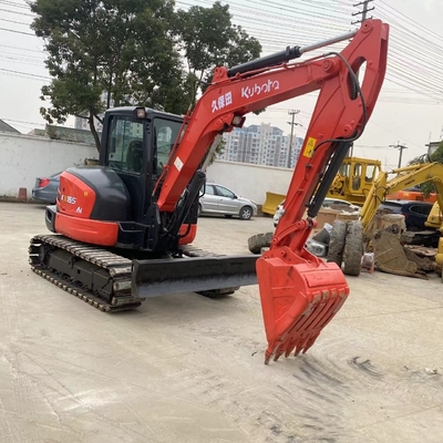 Excavateur KUBOTA KX165-5 de 6 tonnes, de faible temps de travail, originaire du Japon, mini-excavateur hydraulique