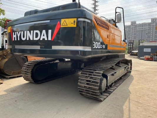 Excavateur Hyundai 300LC-9S d'occasion de 30 tonnes avec pompe hydraulique Liyuan 0,3m3 Capacité de seau