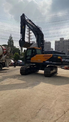 Excavateur Hyundai 300LC-9S d'occasion de 30 tonnes avec pompe hydraulique Liyuan 0,3m3 Capacité de seau