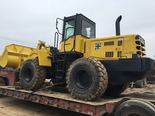 Chargeuse à roues de 20 tonnes utilisée de Komatsu WA320 avec moteur original et pompe hydraulique Liyuan