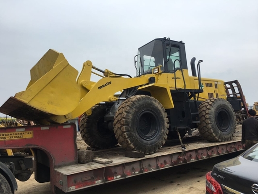 Chargeuse à roues de 20 tonnes utilisée de Komatsu WA320 avec moteur original et pompe hydraulique Liyuan