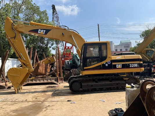 Excavateur d'origine de 20 tonnes CAT 320BL Excavateur d'occasion avec une puissance de 112 kW et certifié EPA / CE