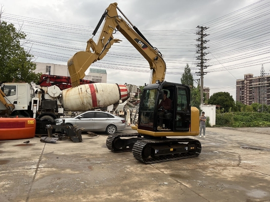 Excavateur à roues CAT 307E2 en bon état avec moteur japonais