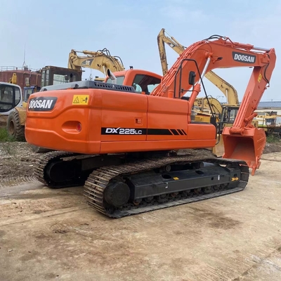 22 TON Poids de fonctionnement Excavateur Doosan DX225LC utilisé avec soupape hydraulique d'origine