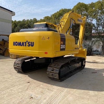 Excavateur commercial Komatsu PC200 Excavateur d'occasion à rampe de 20 tonnes avec moteur japonais d'origine