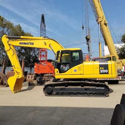 Excavateur commercial Komatsu PC200 Excavateur d'occasion à rampe de 20 tonnes avec moteur japonais d'origine
