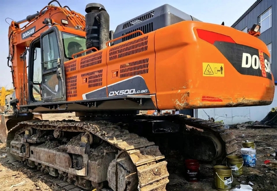 Excavateur Doosan DX500LC d'occasion avec moteur Doosan Excavateur hydraulique à rouleaux d'occasion