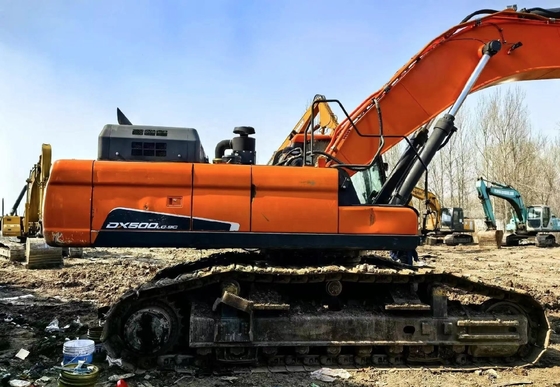 Excavateur Doosan DX500LC d'occasion avec moteur Doosan Excavateur hydraulique à rouleaux d'occasion