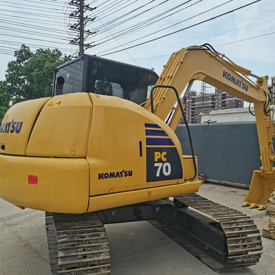 Excellent état utilisé Komatsu PC70 excavateur 7TON Excavateur à rouleaux à prix abordable