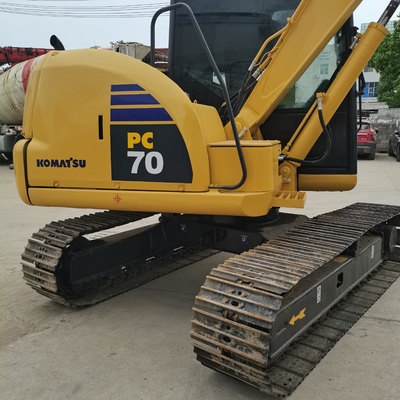 Excellent état utilisé Komatsu PC70 excavateur 7TON Excavateur à rouleaux à prix abordable