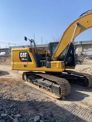 En bon état CAT 320GC Excavateur d'occasion avec cylindre hydraulique Liyuan