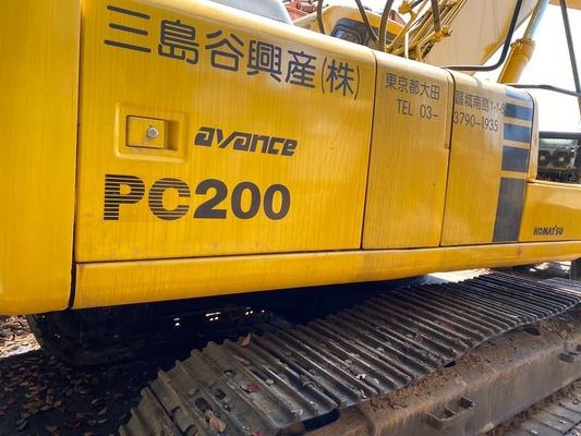 Année 2021 Utilisé Komatsu PC200 Excavator 20TON Excavator à rampe avec peinture originale
