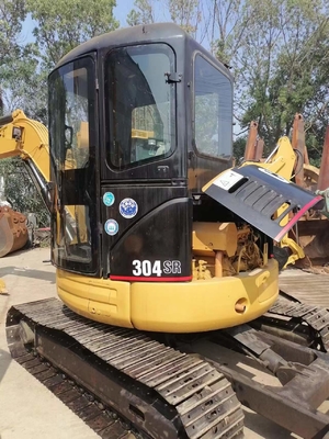 Excavateur à rampe hydraulique Cat 304SR Excavateur utilisé Type mobile