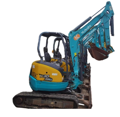 Excavatrice utilisée Kubota U30 Crawler Excavatrice hydraulique originale en bon état