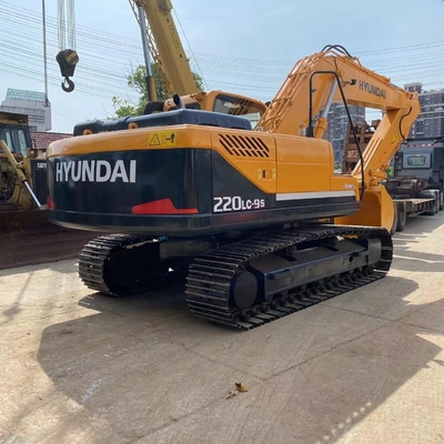 Excavateur Hyundai Crawler 220LC utilisé en stock avec autre pompe hydraulique