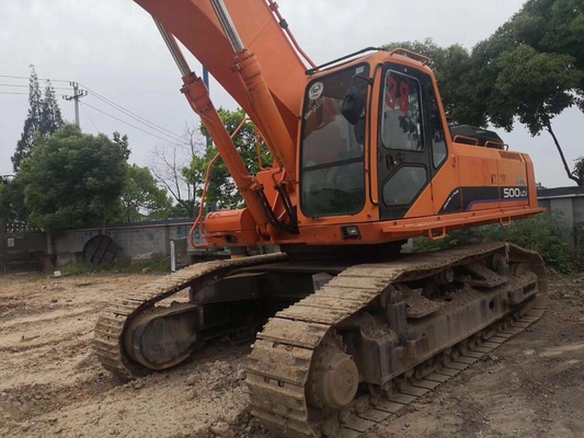 Excavateur Doosan DX500LC d'occasion 2021 avec peinture originale et en bon état