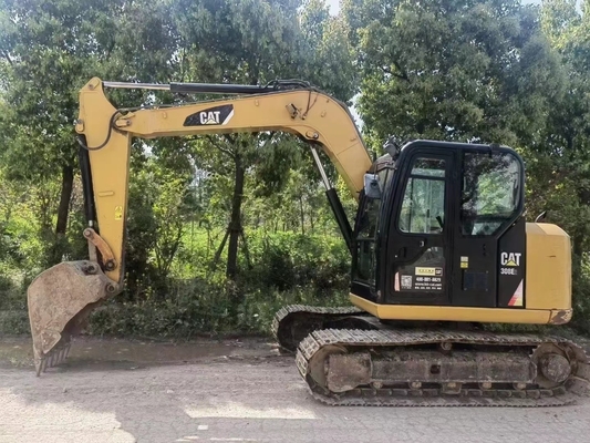 CAT 308E Mini-excavatrice utilisée Moteur CAT utilisé Poids de fonctionnement de 8 TON