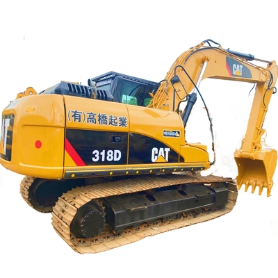 18000 KG Excavateur Cat 318d d'occasion en bon état et moteur japonais d'origine