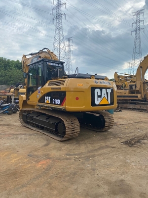 18000 KG Excavateur Cat 318d d'occasion en bon état et moteur japonais d'origine