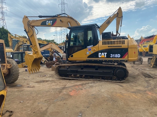 18000 KG Excavateur Cat 318d d'occasion en bon état et moteur japonais d'origine