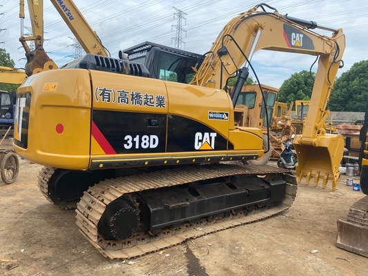 18000 KG Excavateur Cat 318d d'occasion en bon état et moteur japonais d'origine