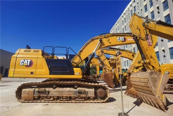 Excavateur d'occasion Cat 349 pour la construction lourde 49 tonnes en bon état