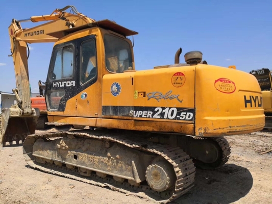 Excavateur Hyundai 210-5 de 20 tonnes Excavateur à rouleaux d'occasion avec moteur Hyundai
