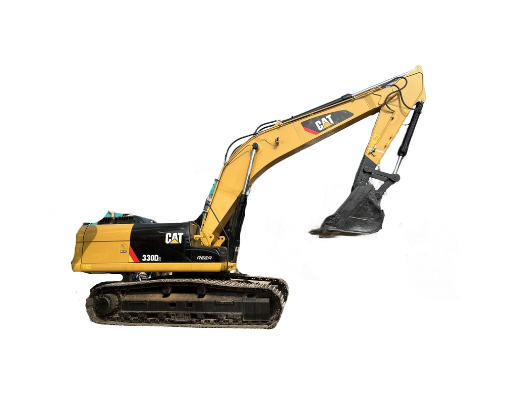 CAT 330D2 Excavateur d'occasion avec cylindre hydraulique Liyuan et seau de 0,3M3 en bon état