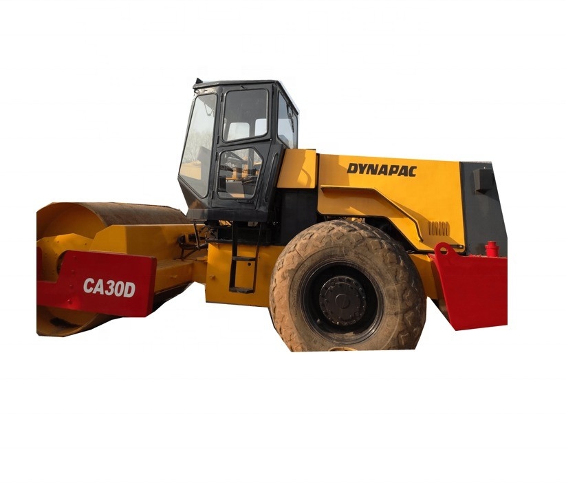 Rouleau à tambour unique Dynapac CA30D d'occasion avec moteur diesel et conception originale suédoise
