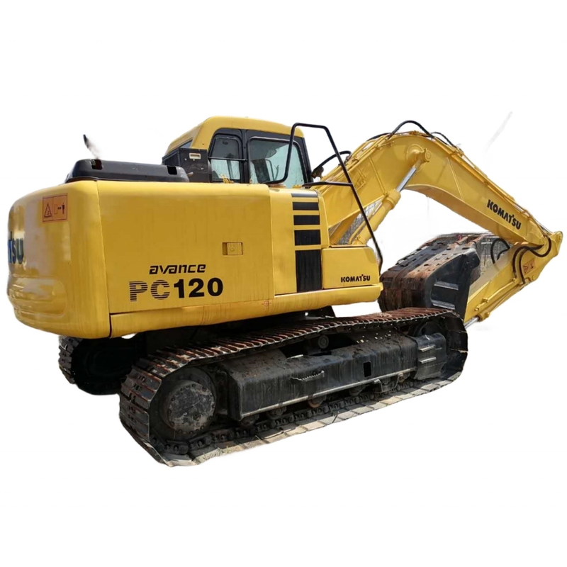 Excavatrice utilisée Komatsu PC120 avec une capacité de seau de 0,5 m3 en bon état
