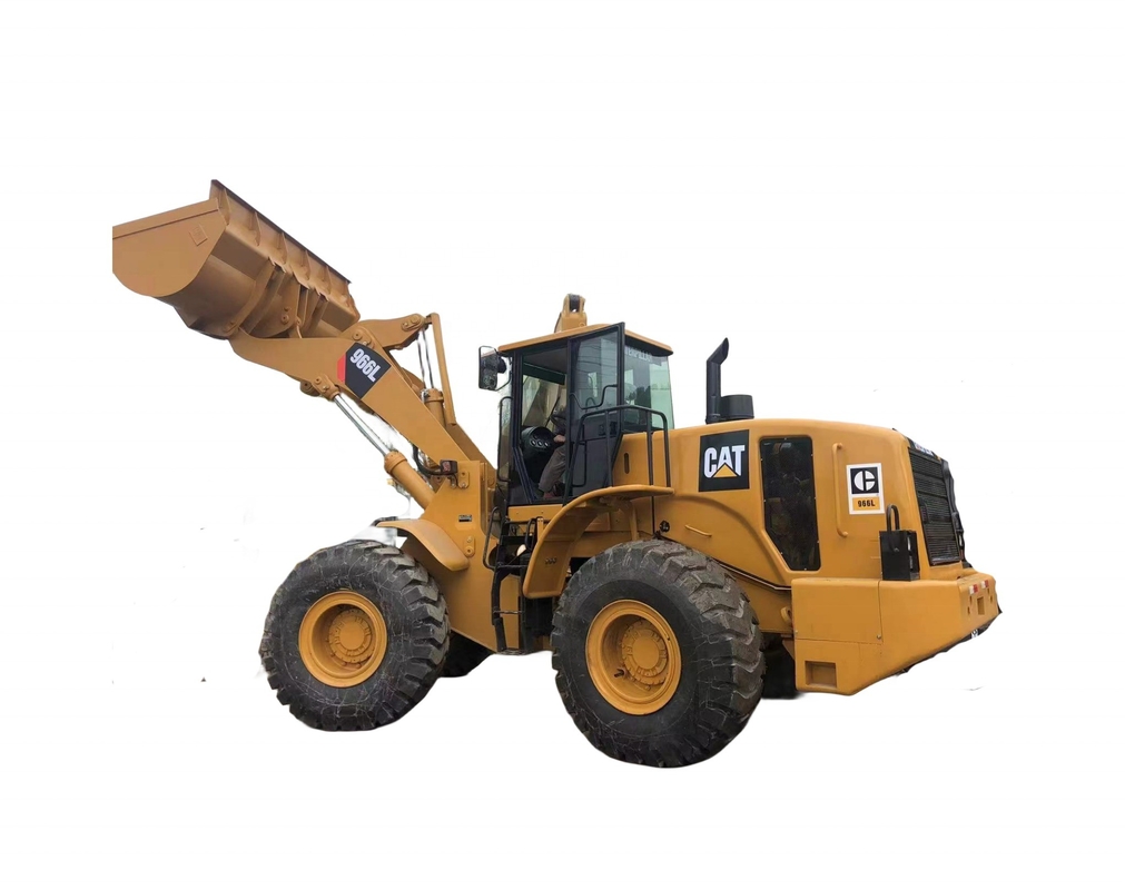 Chargeur à roues usagé en bon état CAT 966L avec moteur japonais et pompe hydraulique Liyuan