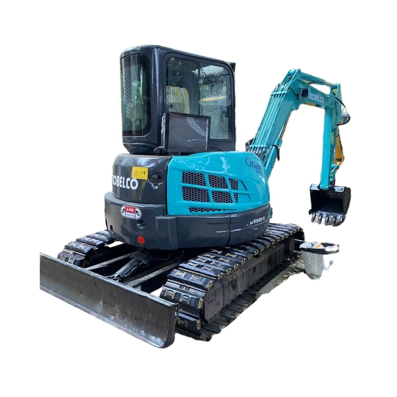 Excavateur original japonais Kobelco SK55 en bon état pour les fermes de Shanghai