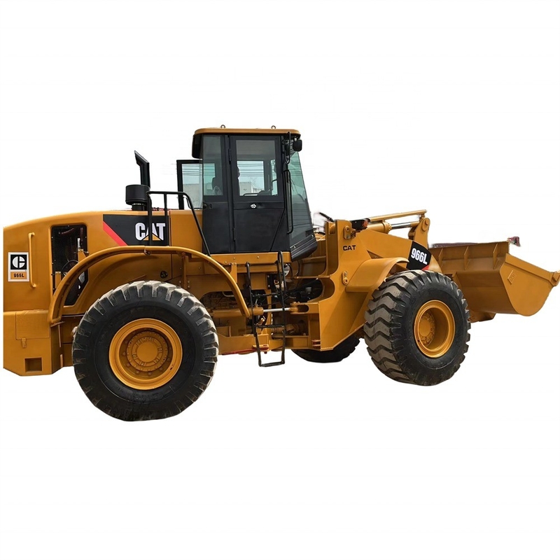 Chargeur avant Tracteur original japonais Cat 966L Chargeur à roues d'occasion avec et 165kw