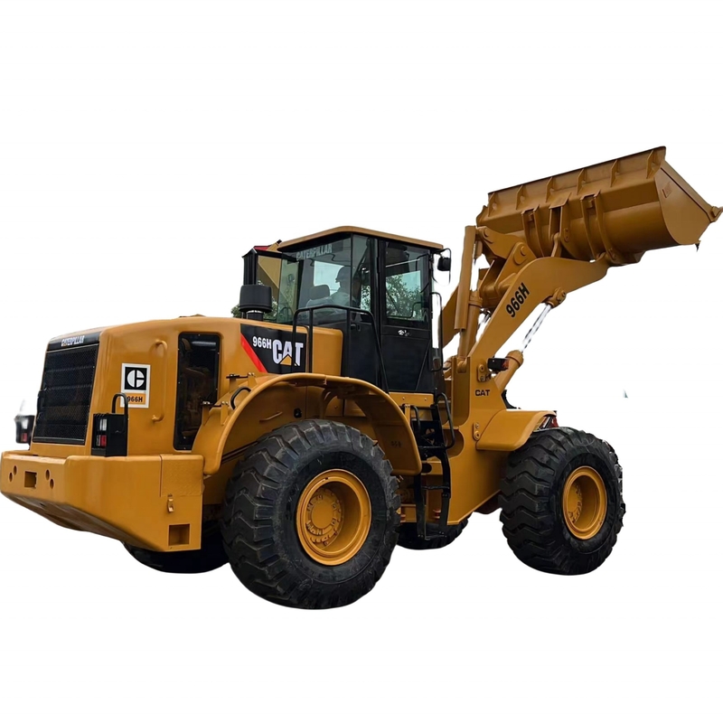 Machine de traction japonaise d'origine Chargeur à roues usées CAT 966H avec vanne hydraulique Liyuan