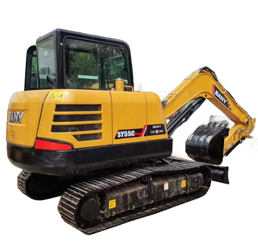 Peinture originale SANY 55C Excavateur avec moteur EPA et capacité de seau de 0,35m3